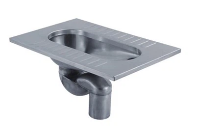 Stal nierdzewna S - pułapka na kucanie toalety